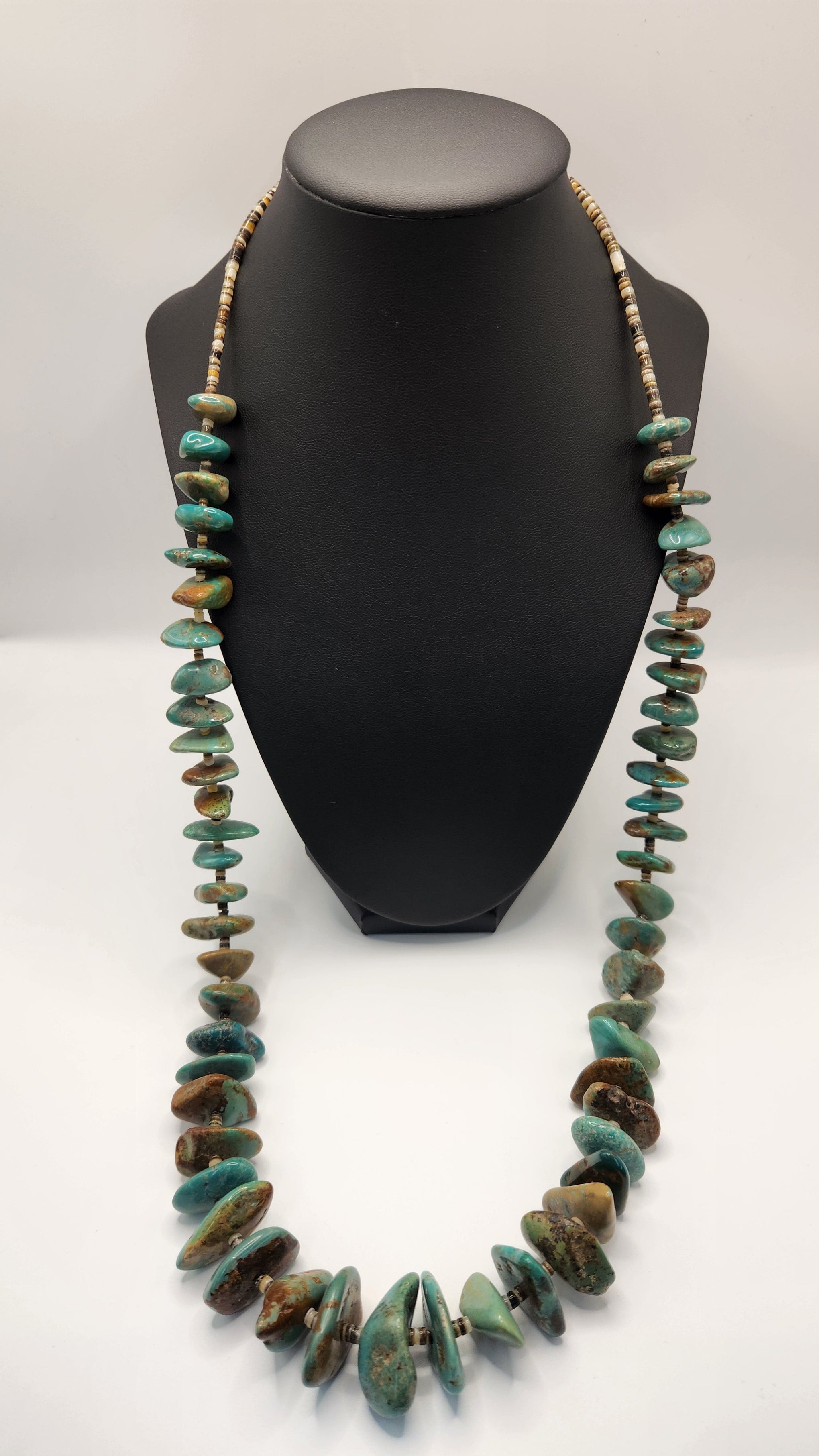 Bijoux Fab Long Turquoise Necklace #133-TUR