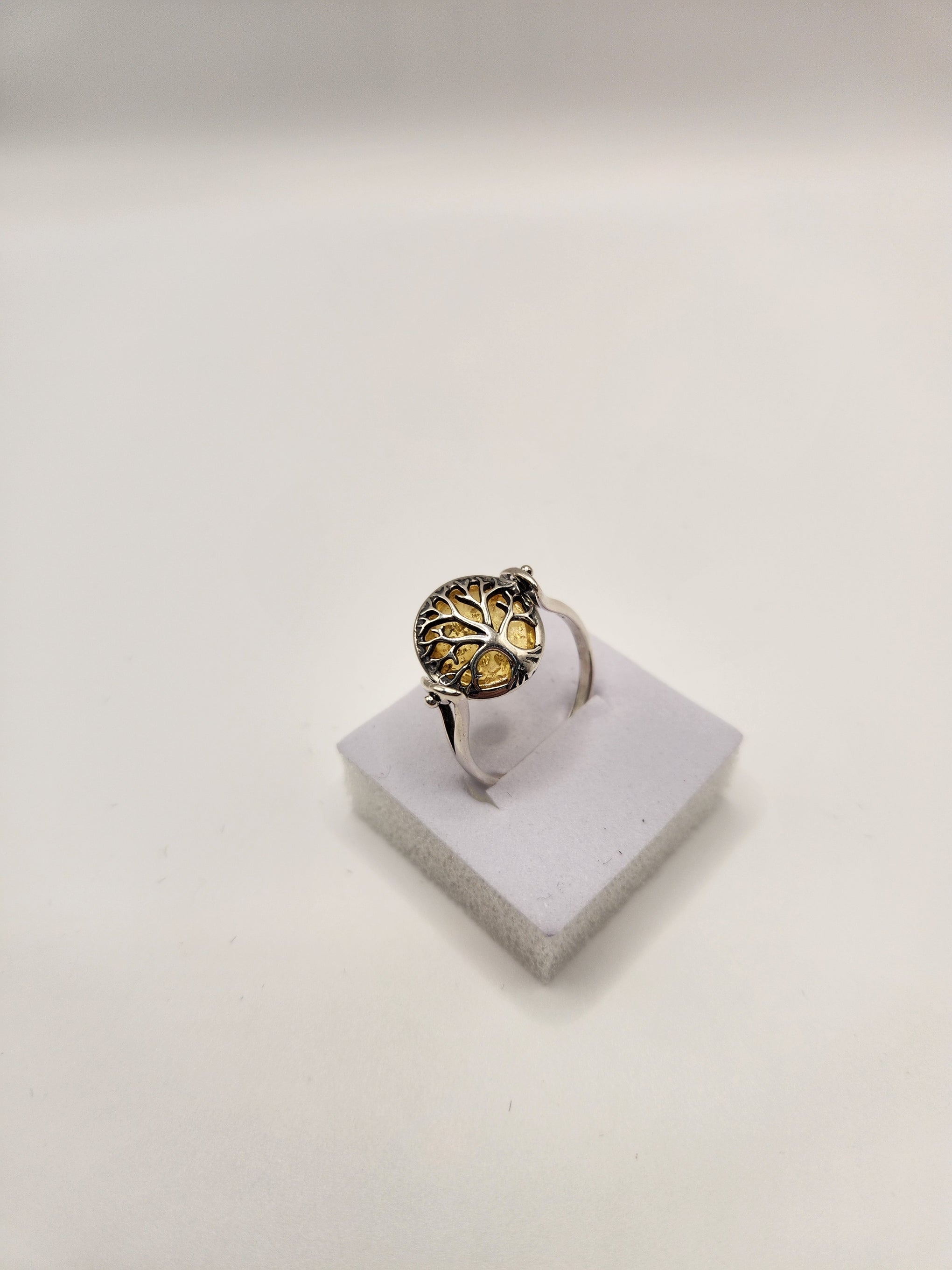 Amber Spining Tree Amberman Ring Size 7
