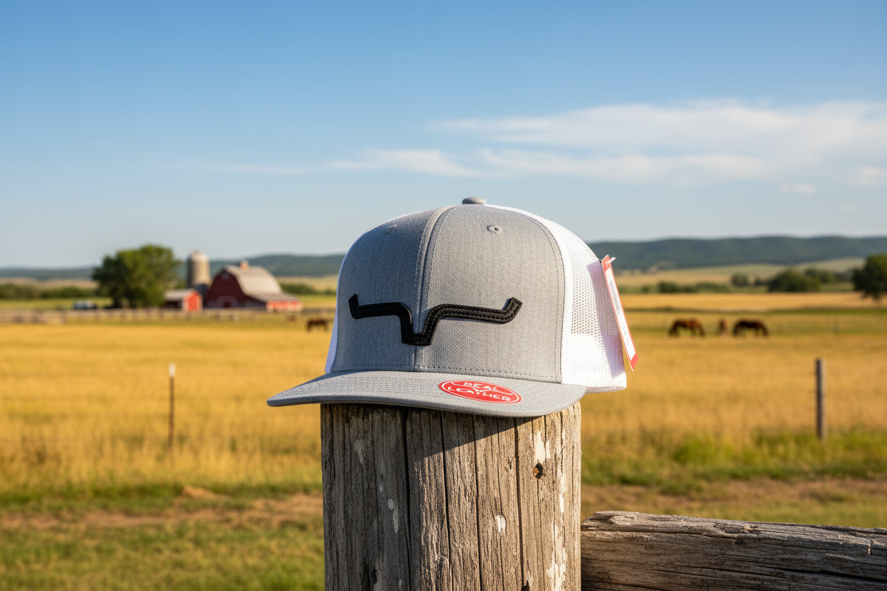 Kimes Ranch ATG Trucker Grey Heather Cap