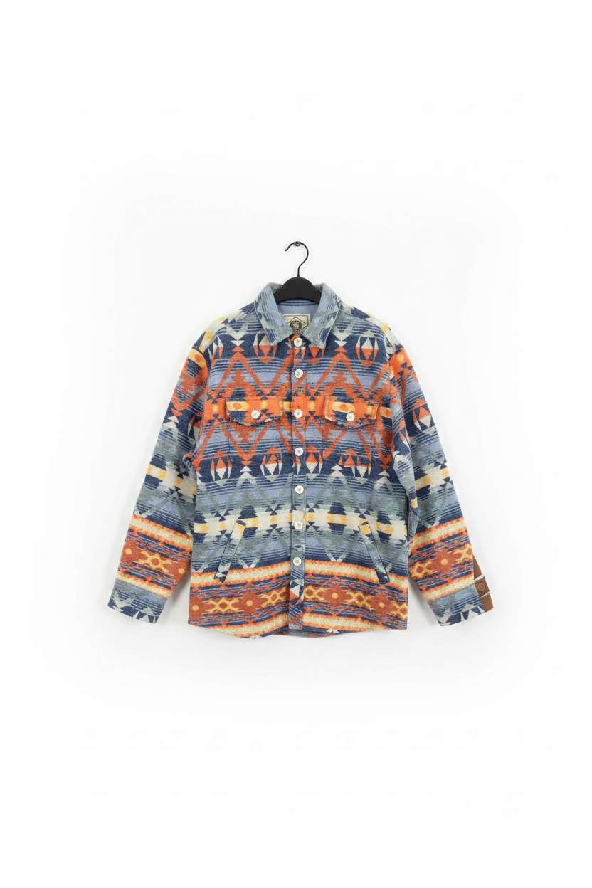 Scully Aztec Pattern Shirt Jacket (FINAL SALE)