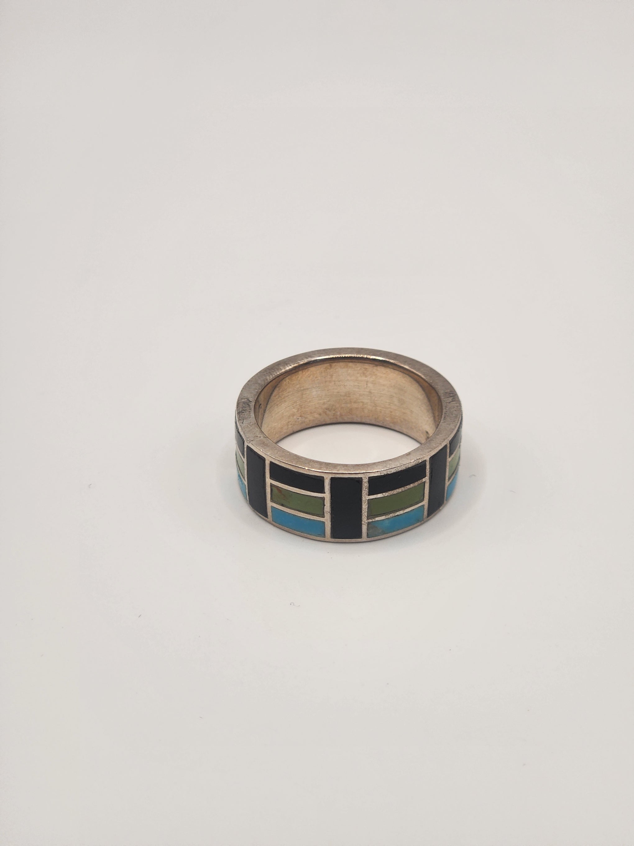 Landscape Ring Turq/Onyx #ATDR21007