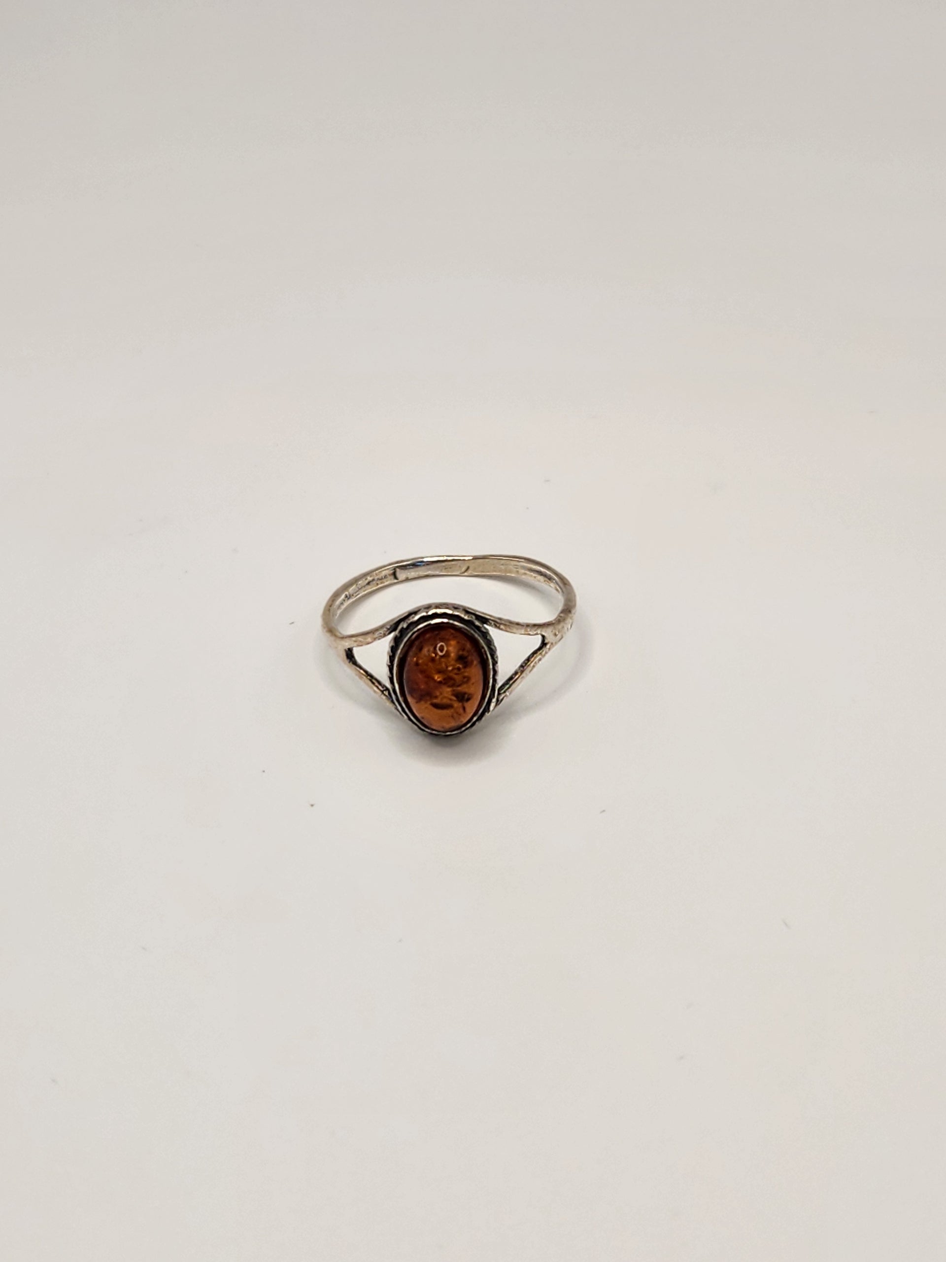Amber Ring Size 7 #AR67