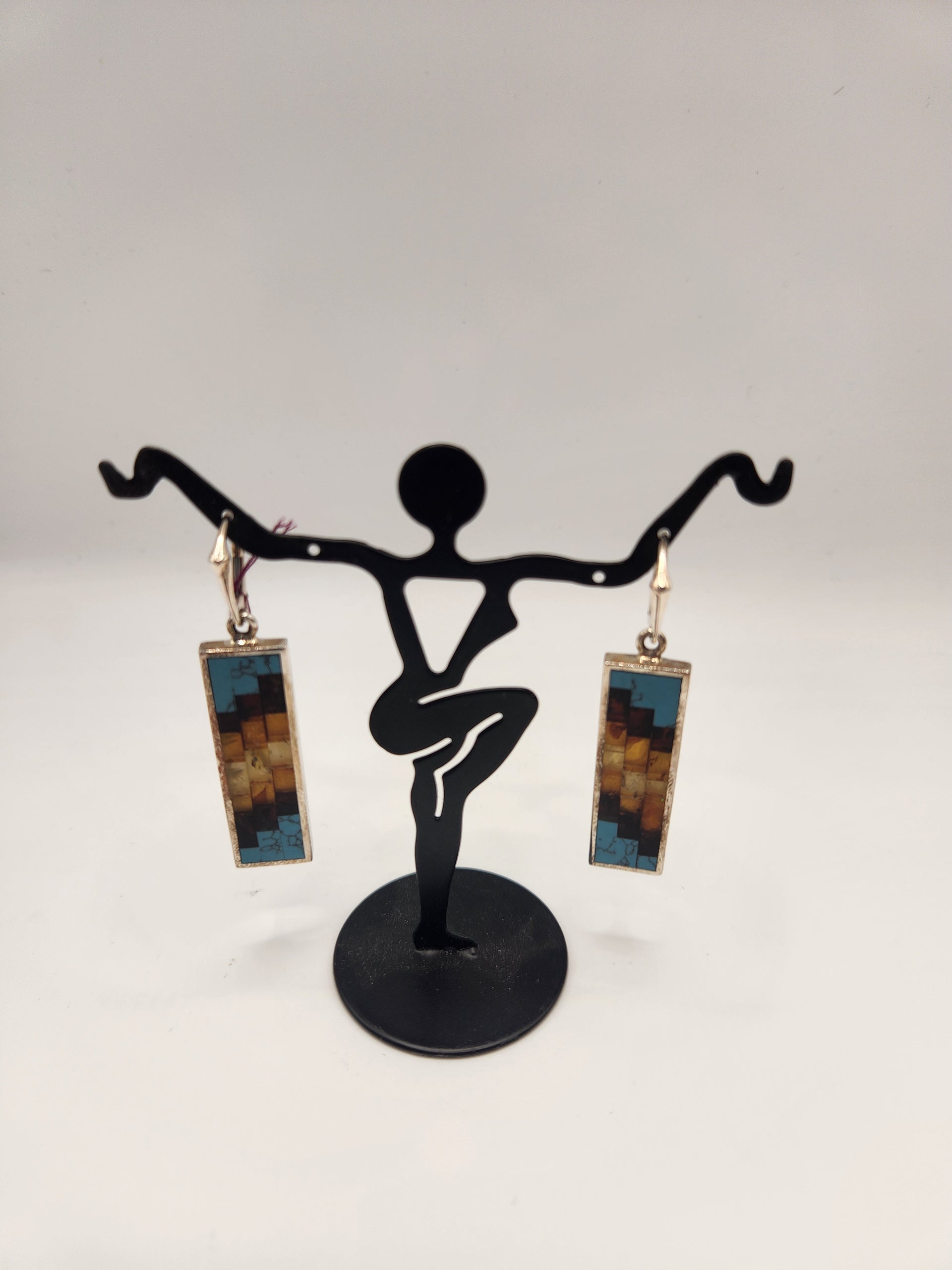 Amber Mosaic Earings #ATME