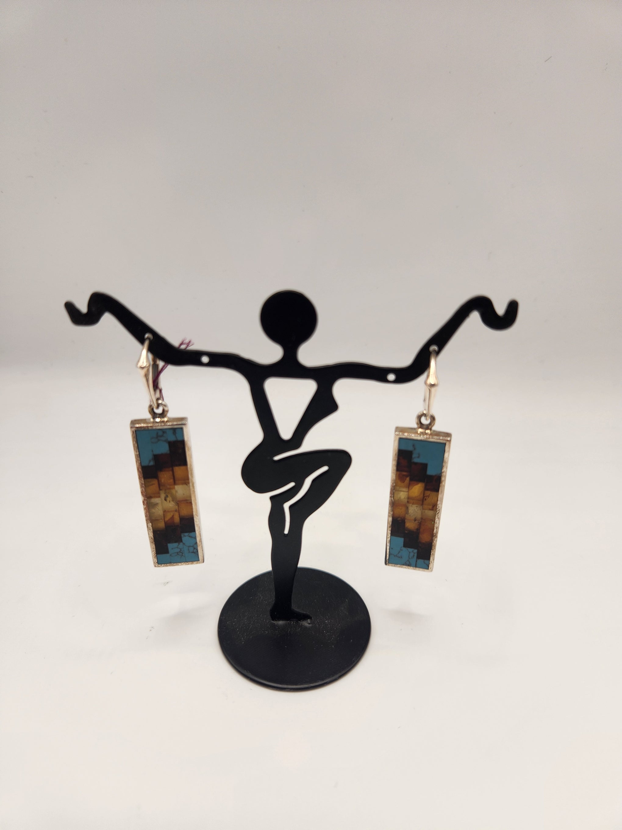 Amber Mosaic Earings #ATME
