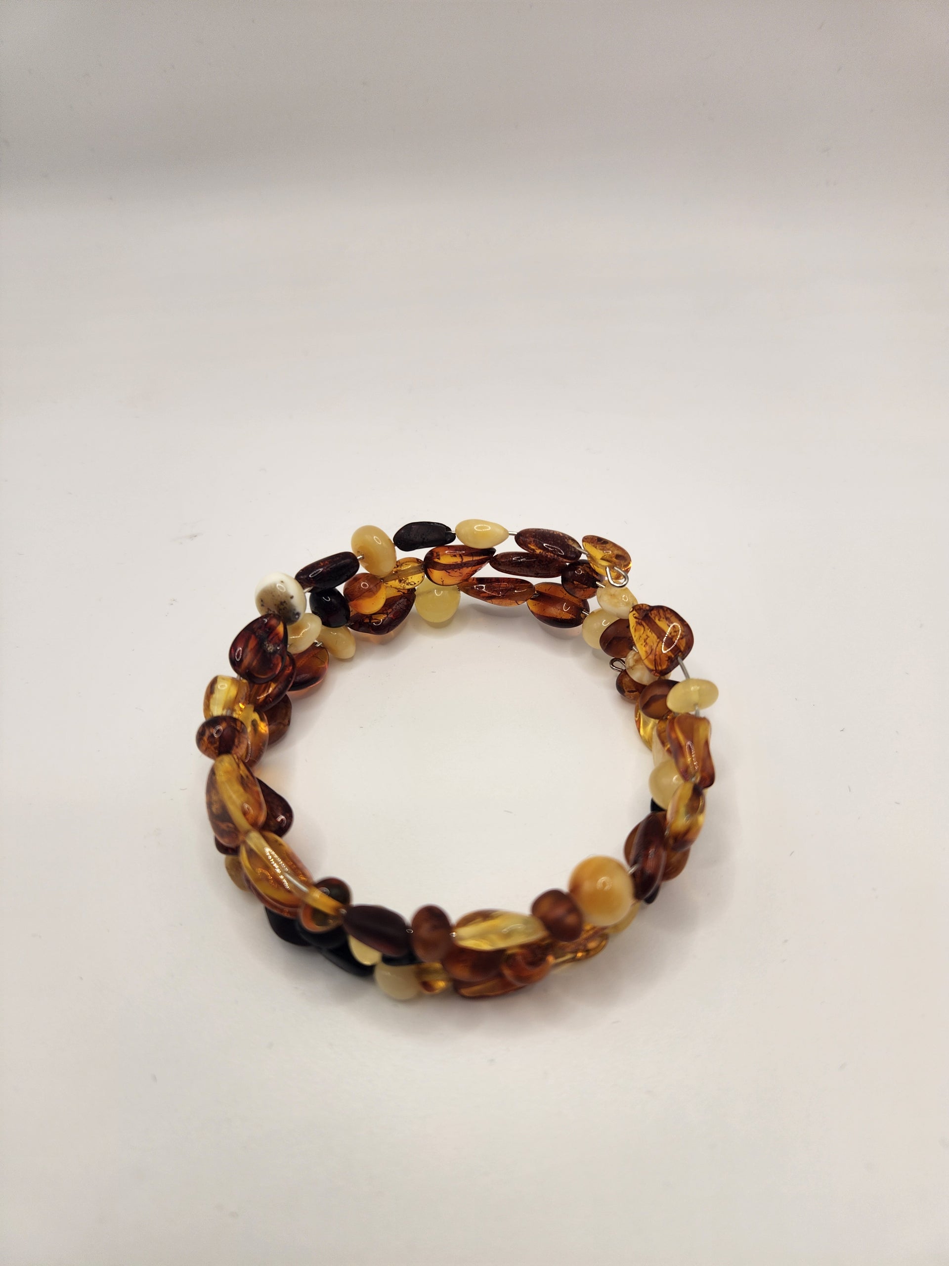 Amber MultiCuff Coil Bracelet