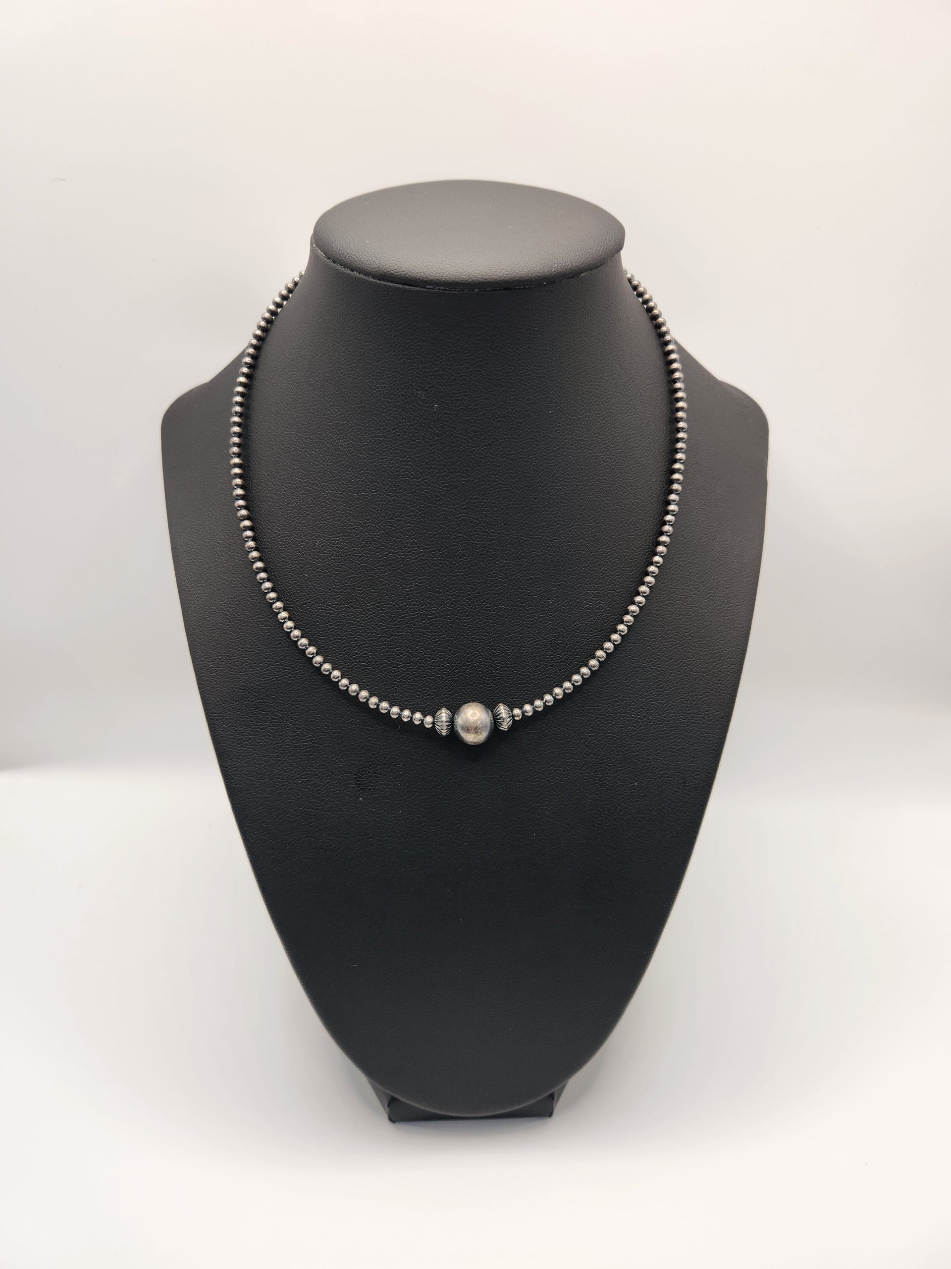 Bijoux Fab Sterling Silver Ball Choker