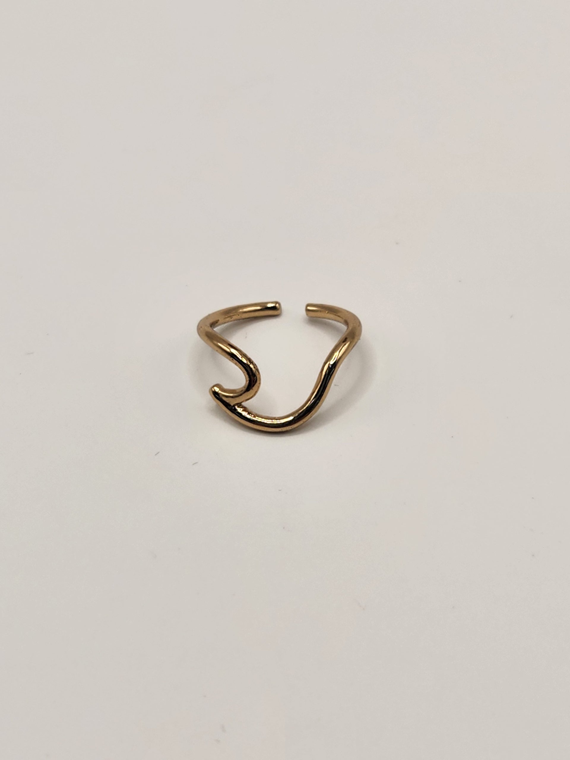 Wave Toe Ring