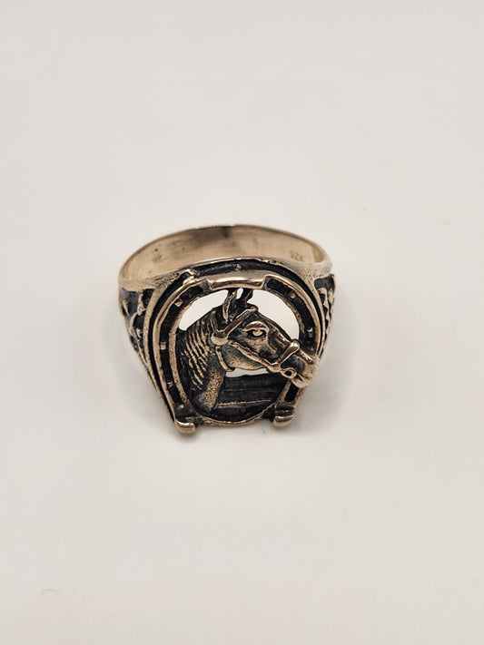 Sterling Silver Horse Ring
