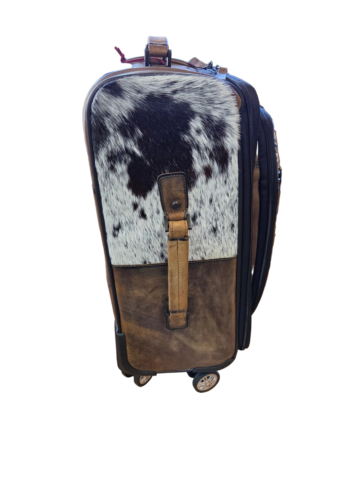 STS Cowhide Rolling Bag