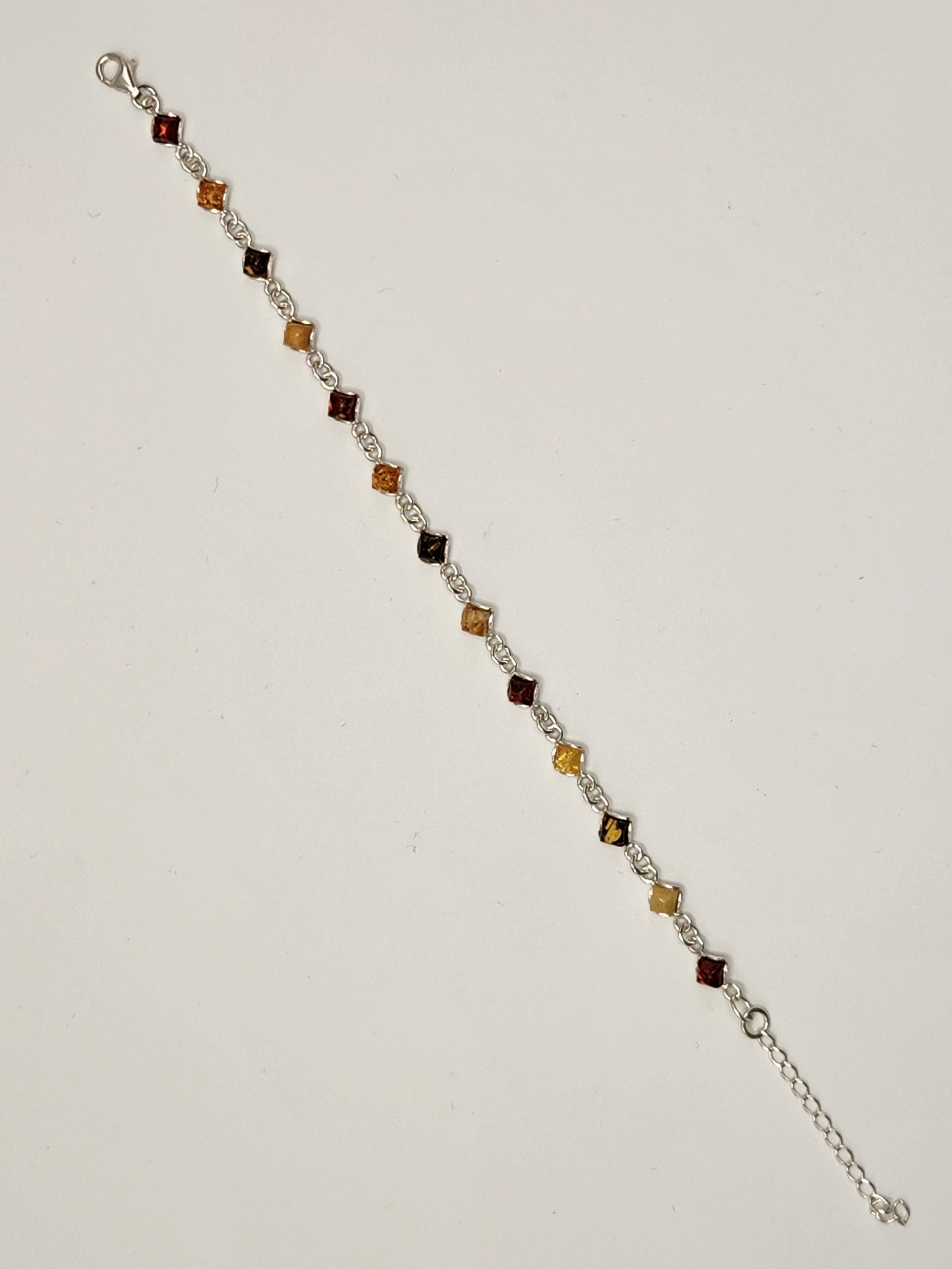 Amber Dimond Shape Amberman Bracelet