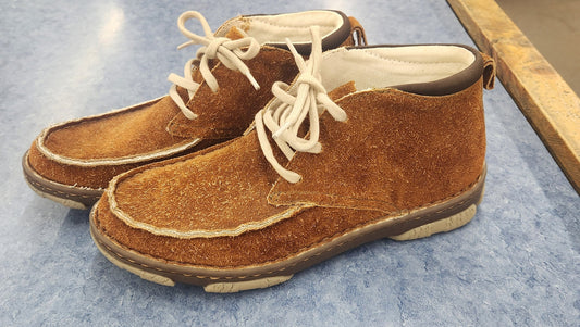 Tony Lama Men's Lace Up Chukka Moccasin Angle Shoe