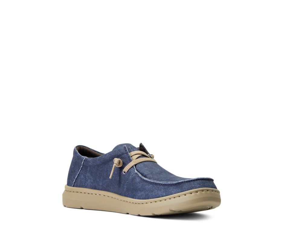 Ariat Men's Heather Blue Hilo Stretch Lace Shoe
