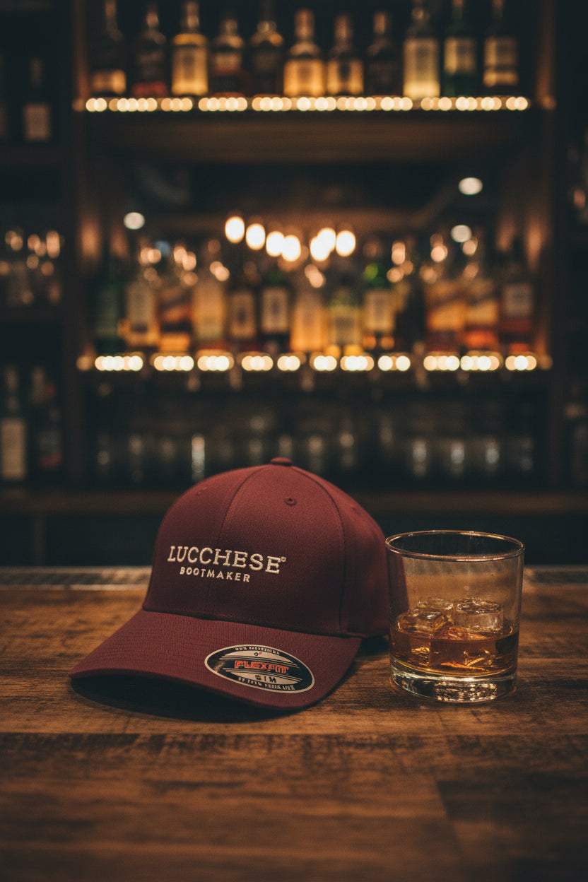 S-M Lucchese Burgundy Cap