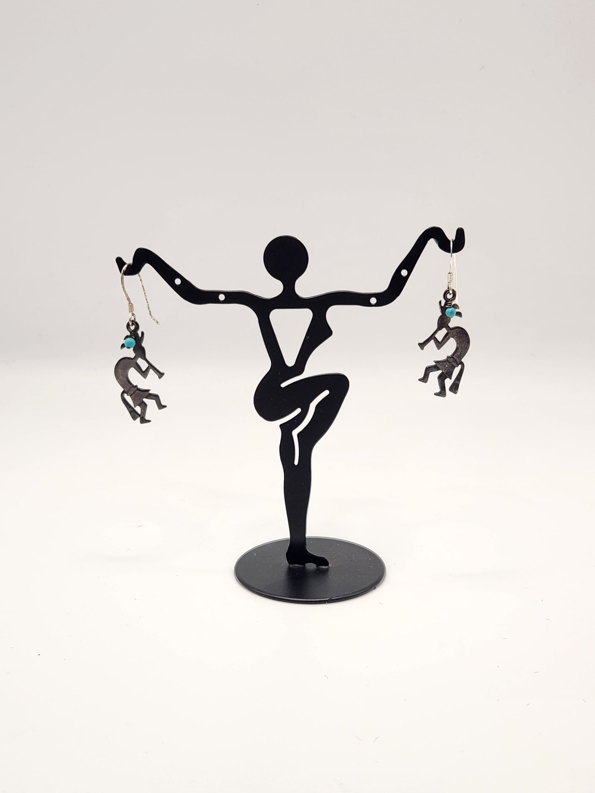 Kokopelli Silver Plated Earings