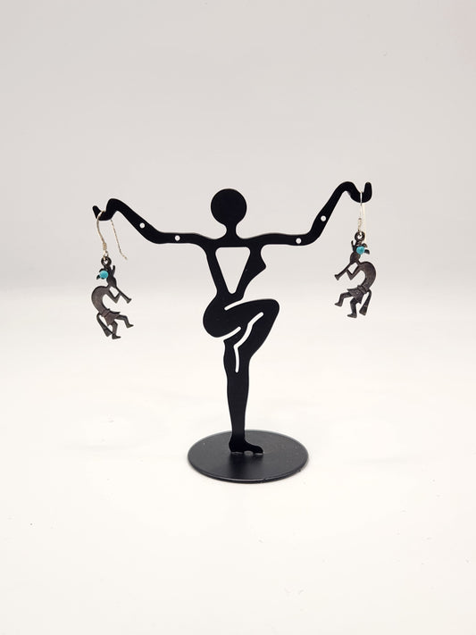 Kokopelli Silver Plated Earings