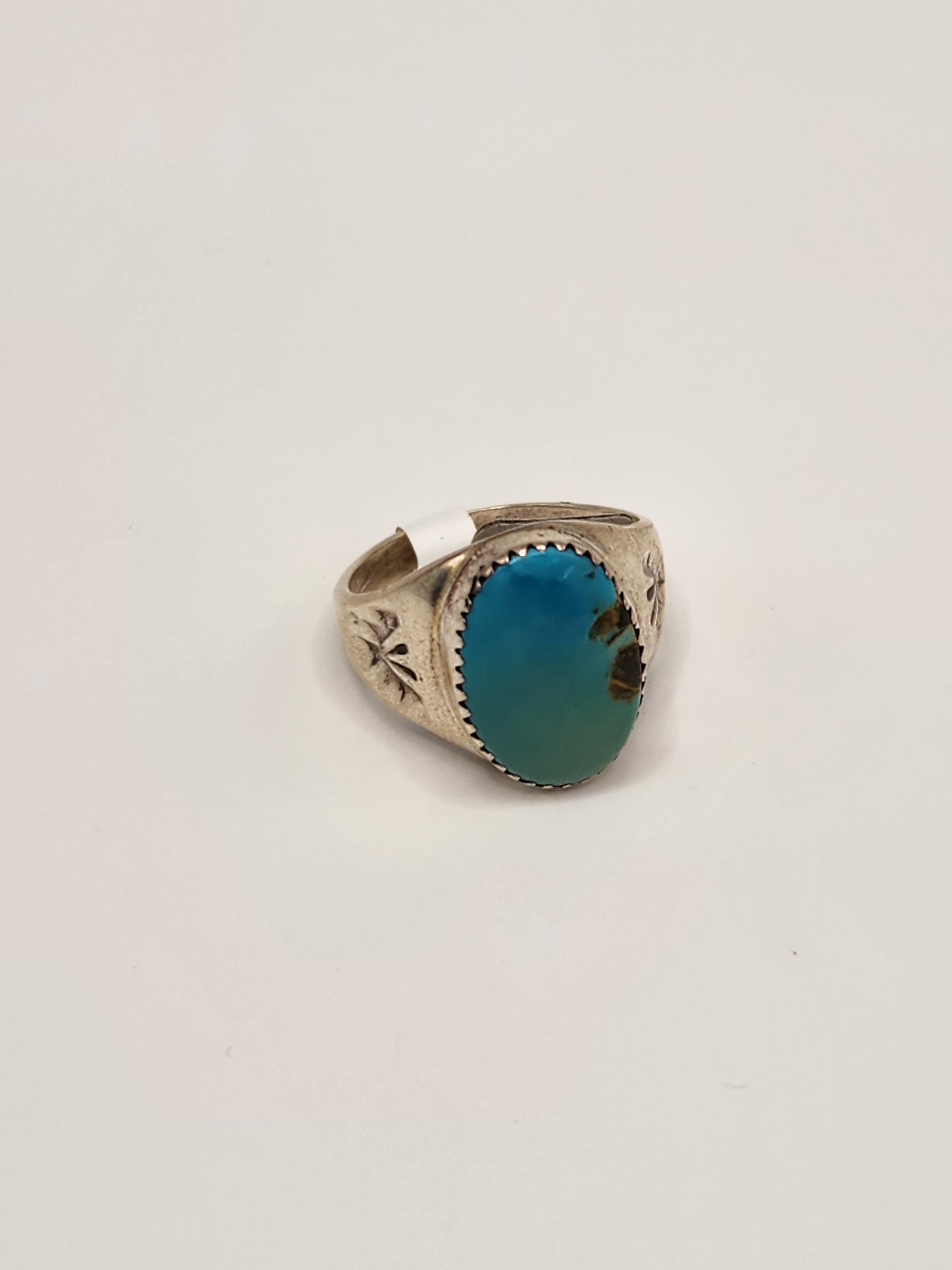 SS Kingman Turquoise Ring SizeS 9 #SSKT1