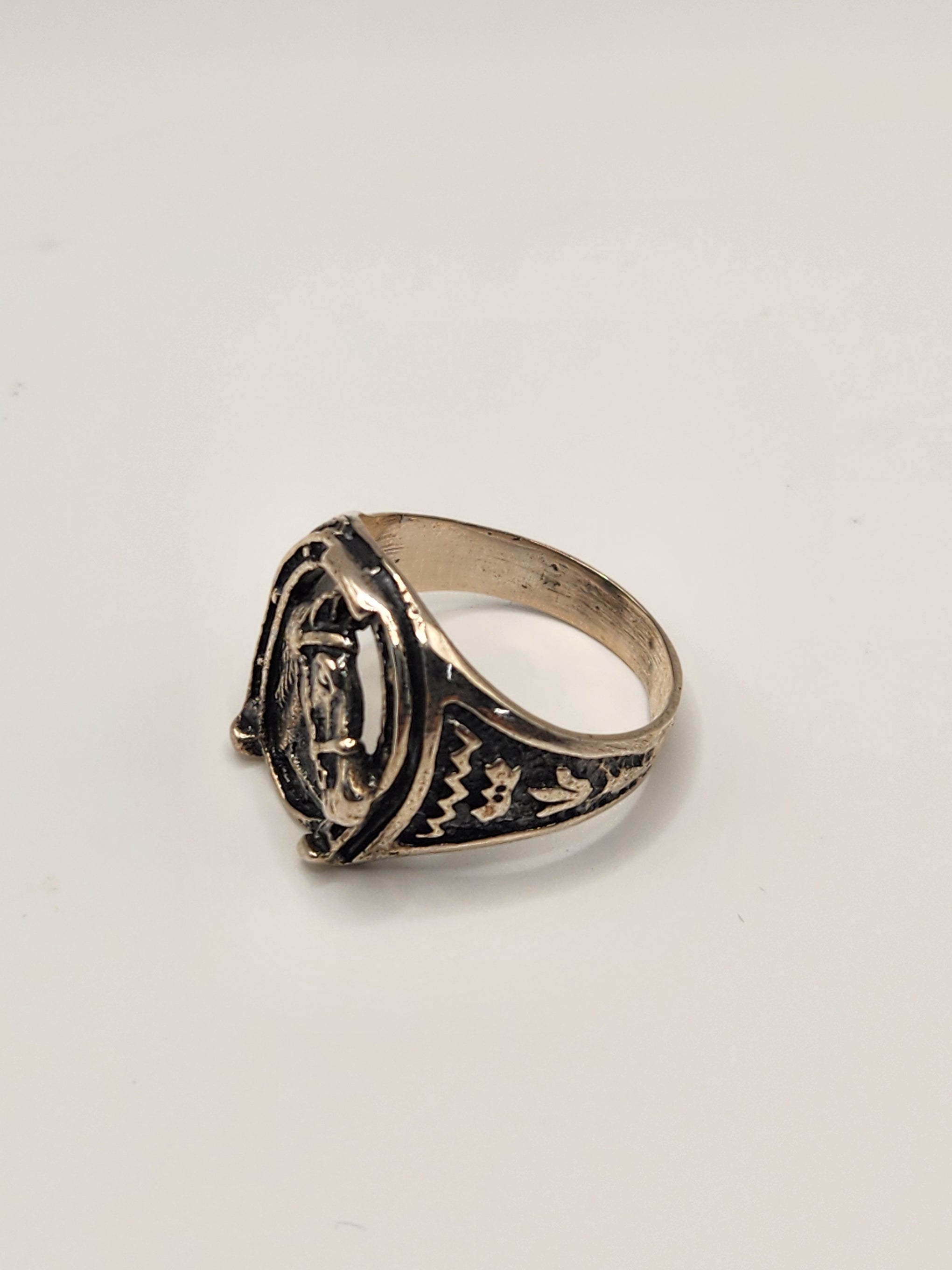 Sterling Silver Horse Ring