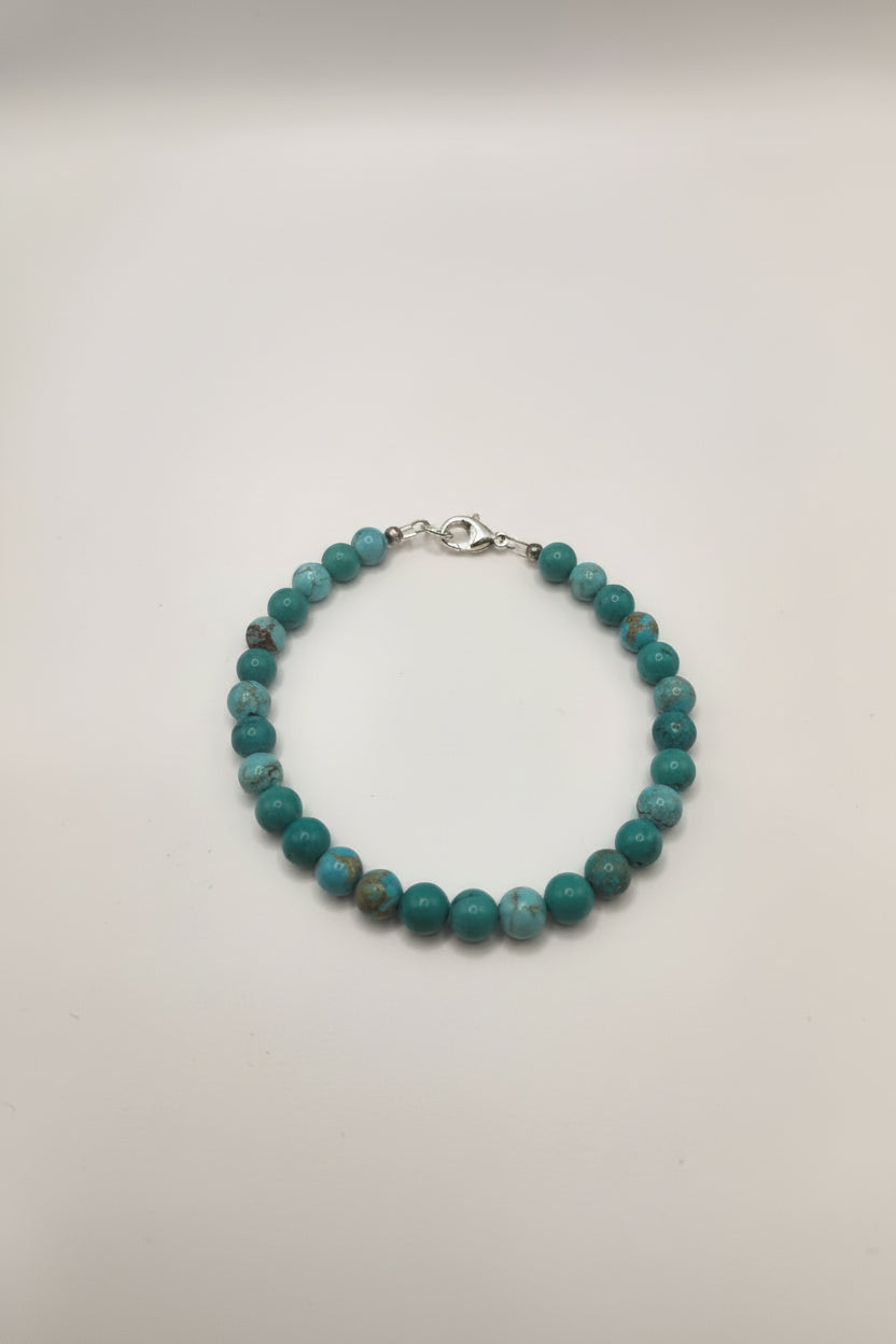 Turquoise Silver Star Jewelry Bracelet