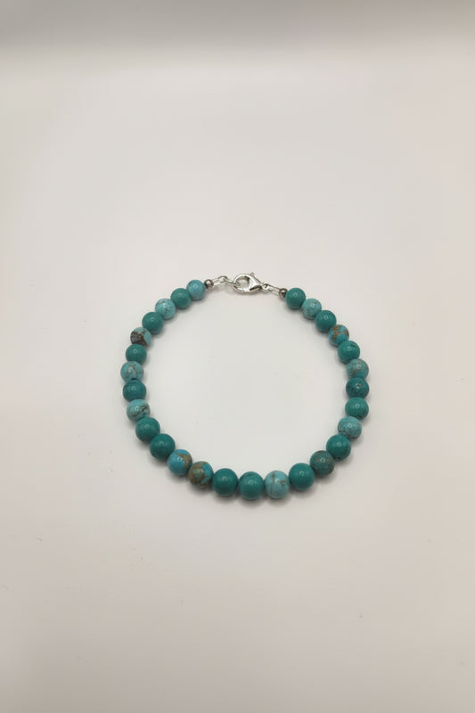 Turquoise Silver Star Jewelry Bracelet