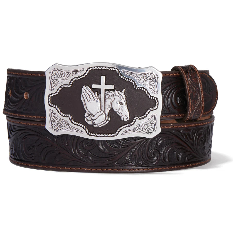 Tony Lama Men's FLORAL Belt