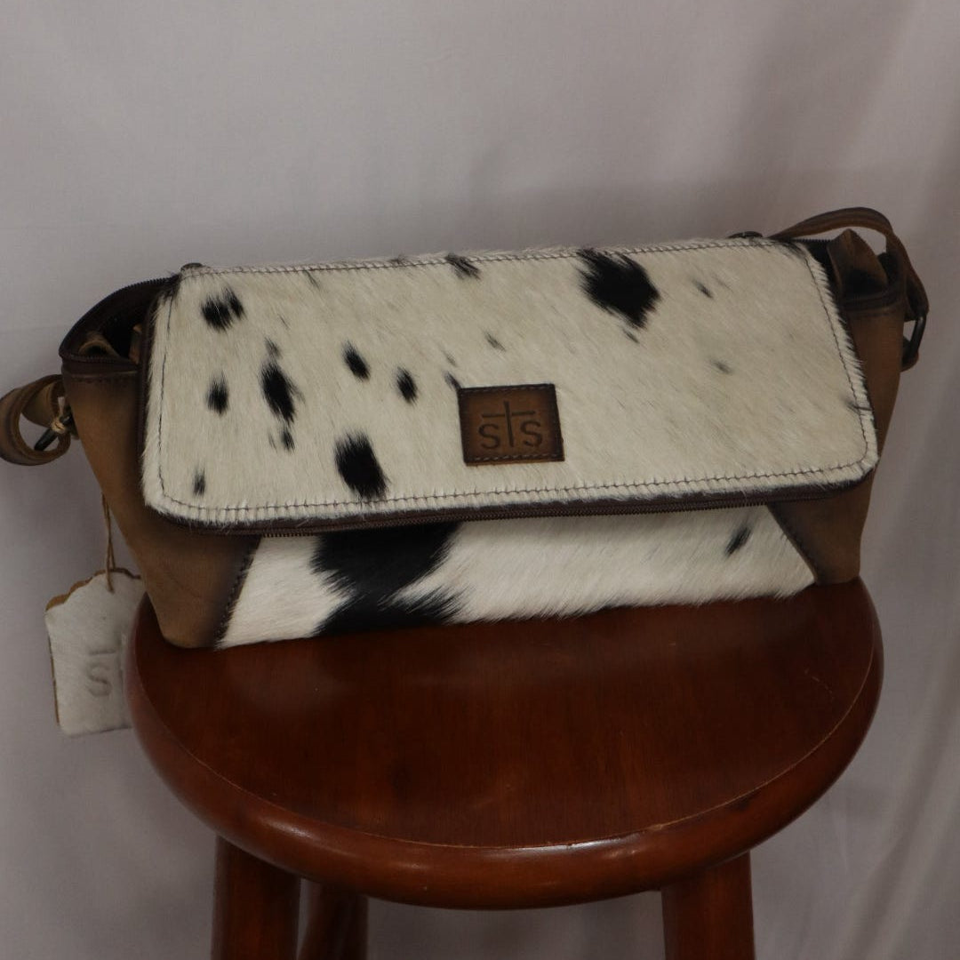 STS Cowhide Maddi Makeup Carry All Bag