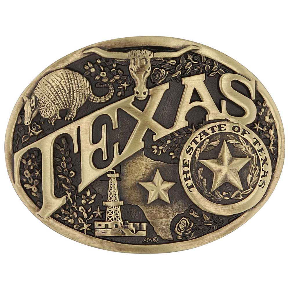 Montana Silversmith Attitude State Belt Buckles