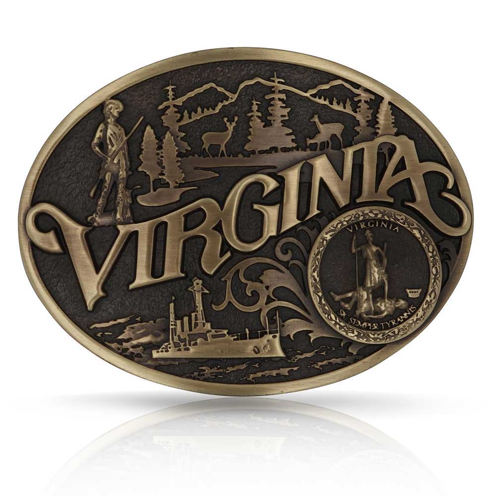 Montana Silversmith Attitude State Belt Buckles