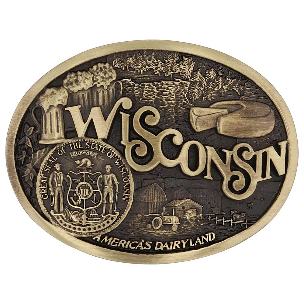 Montana Silversmith Attitude State Belt Buckles