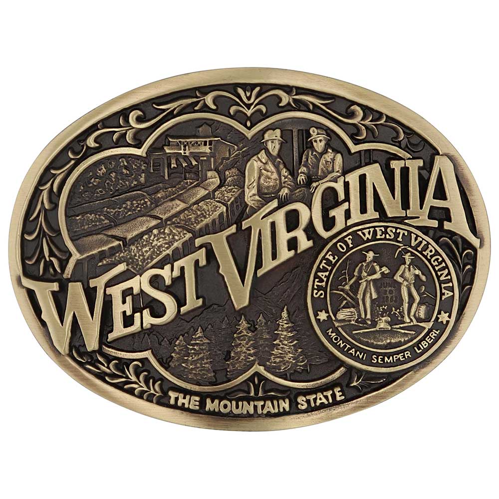 Montana Silversmith Attitude State Belt Buckles