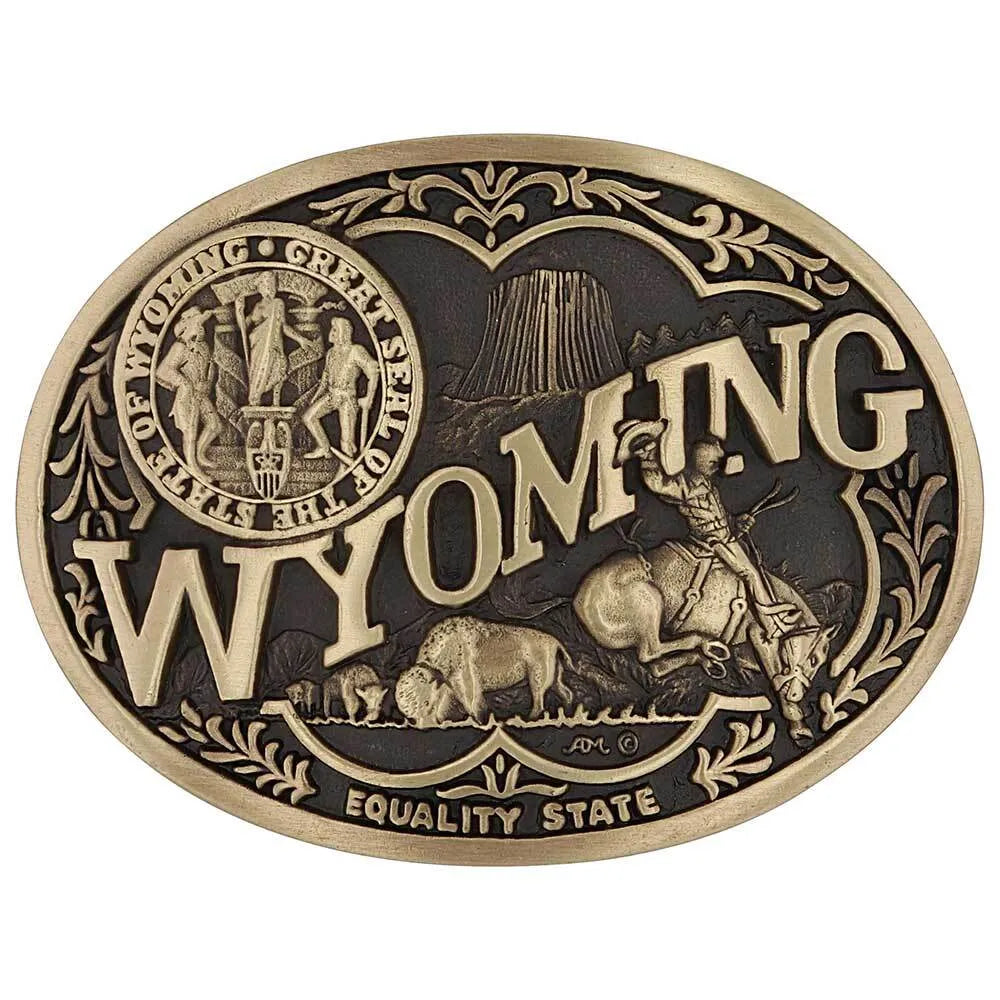 Montana Silversmith Attitude State Belt Buckles